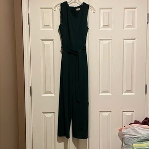 Calvin Klein sleeveless v-neck jumpsuit. Size 14.